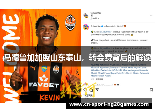 马德鲁加加盟山东泰山,转会费背后的解读 马德鲁加加盟山东泰山,转会费背后的解读